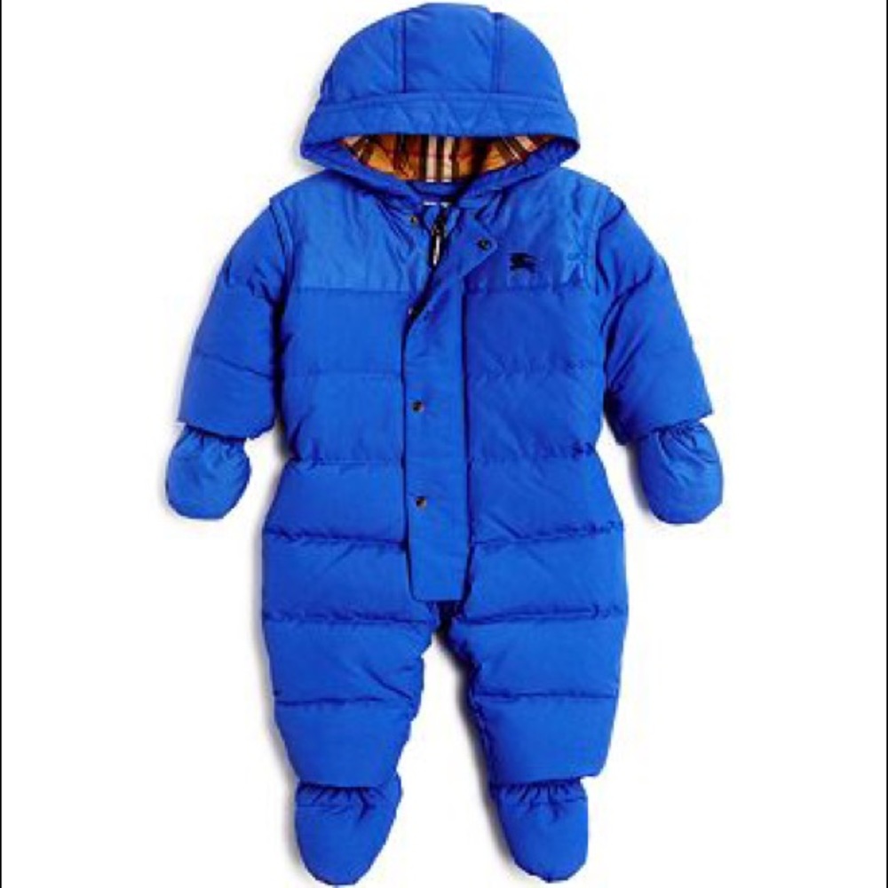 Burberry
Blue Ezra Fleece Lined Snowsuit